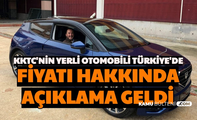 Kıbrıs'ın Yerli Otomobili Türkiye'de: İşte Özellikleri ve Fiyatı Hakkında Açıklama
