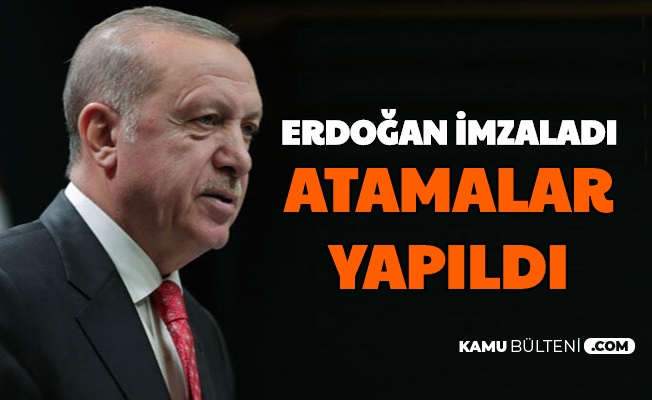 Erdoğan İmzaladı: Kamuda Atama Kararları Resmi Gazete'de Yayımlandı
