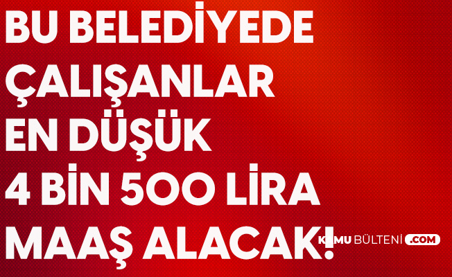 Konya Tuzlukçu Belediyesi Asgari Ücreti 4500 TL Olarak Belirledi