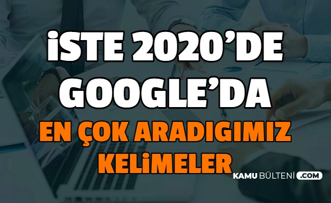 Google Açıkladı: İşte 2020'de Türkiye'de En Çok Aranan Kelimeler