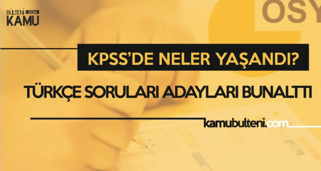 KPSS'deki Türkçe Soruları Adaylara Ecel Terleri Döktürdü