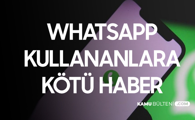 Whatsapp Kullanıcılarına Kötü Haber! 8 Şubat'ta İzin Vermeyenler Kullanamayacak