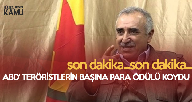 Son Dakika... ABD'den Flaş PKK Kararı, 12 Milyon Dolar Ödül