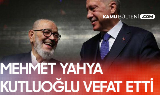 Cumhurbaşkanı Erdoğan'ın Öğretmenlerinden Mehmet Yahya Kutluoğlu Hayatını Kaybetti
