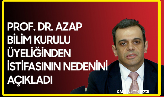 Bilim Kurulu Üyeliğinden İstifa Eden Prof. Dr. Alpay Azap, İstifasının Nedenini Açıkladı