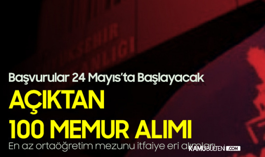 İzmir Büyükşehir Belediyesi'ne Açıktan 100 Memur Alımı (İtfaiye Eri Alımları) için Başvurular 24 Mayıs'ta Başlayacak
