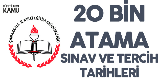 20 Bin Sözleşmeli Öğretmen Ataması Kontenjan Dağılımı Açıklandı - Tercih ve Sınav Tarihleri