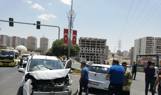 Mardin’de zincirleme kaza: 1 yaralı