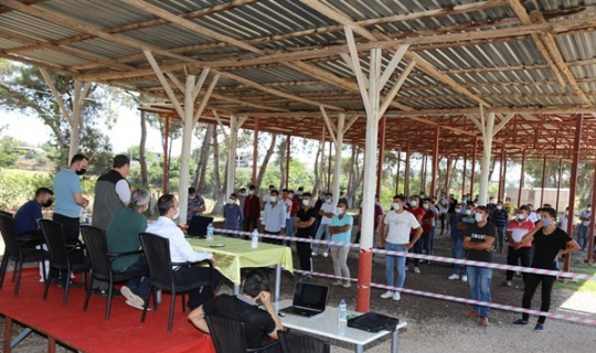Adana’da 65 geçici işçi için kura çekimi yapıldı