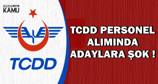 TCDD Personel Alımında Adaylara Başvuru Süresi Şoku