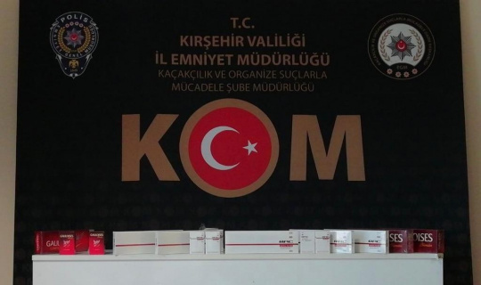 Kırşehir'de Kaçak Sigara Operasyonu