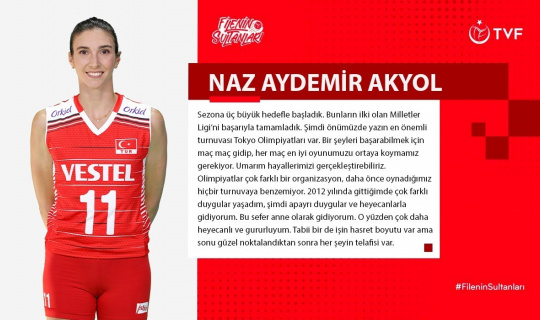 Naz Aydemir Akyol: "En iyi oyunumuzu ortaya koymamız gerekiyor"