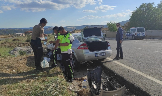 Yozgat’ta tır ile otomobil çarpıştı: 4 yaralı
