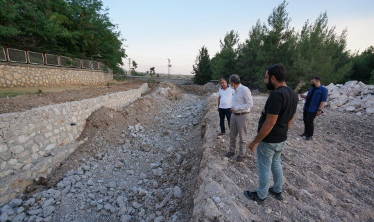 Başkan Kılınç, Kuzey Kuşaklama Kanalı projesini inceledi