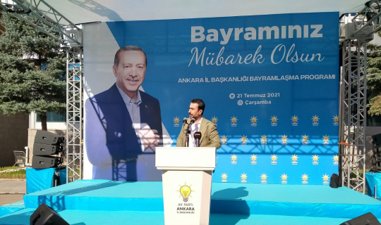 AK Parti Ankara İl Başkanlığında bayramlaşma programı
