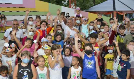 Başkan Uysal, Teneffüs Park’ta çocukları ağırladı