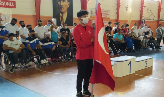Şanlıurfalı milli sporcu Abdulsamet Türkiye ikincisi oldu