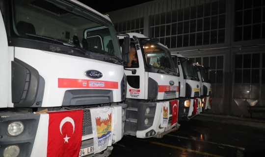 Zeytinburnu Belediyesi’nden yangın bölgelerine destek