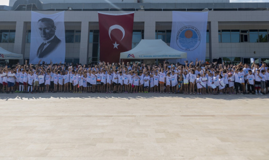 Mersin Büyükşehir Belediyesinin yaz spor kurslarının 1’inci etabı tamamlandı