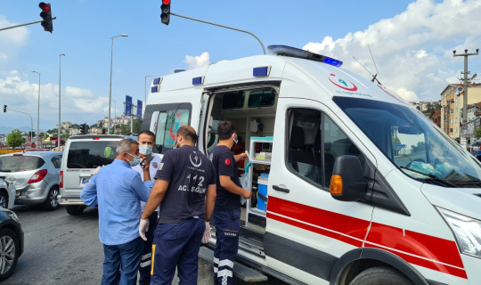 Zonguldak’ta zincirleme trafik kazası: 2 yaralı