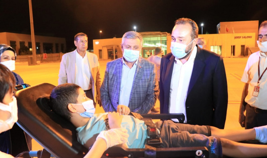 Cumhurbaşkanı Erdoğan’ın tedavisini üstlendiği Taha’nın sağlık durumu iyiye gidiyor