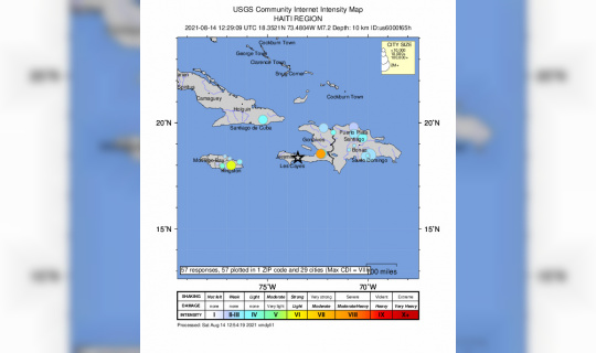 Haiti’de 7.2 büyüklüğünde deprem