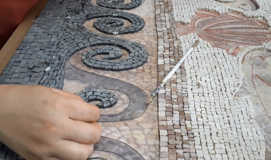 Samsat’ta tarih mozaiklerle yeniden canlanıyor