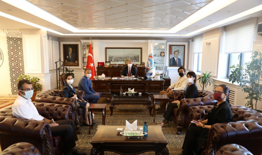 Birleşmiş Milletler Dünya Gıda Örgütü Türkiye Temsilciliğinden Başkan Palancıoğlu’na ziyaret