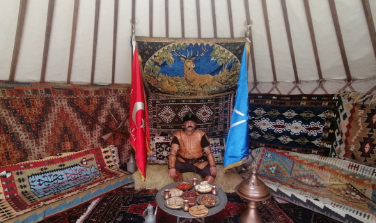 Kayseri Büyükşehir, Ahlat Millet Bahçesi’ne çadırını kurdu