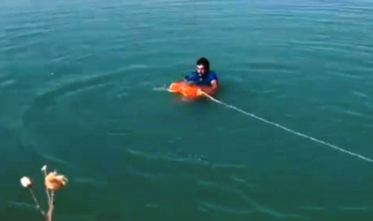 Şanlıurfa’da boğulmak üzere olan genç itfaiye ekiplerince kurtarıldı