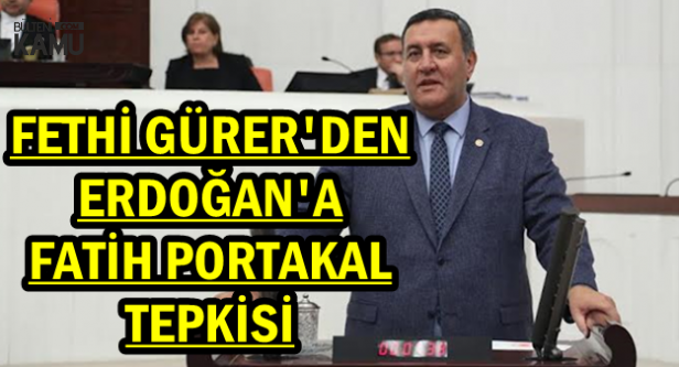 Fethi Gürer'den Erdoğan'a Tepki