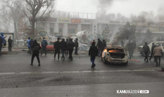 Kazakistan'da Yangın Büyüyor
