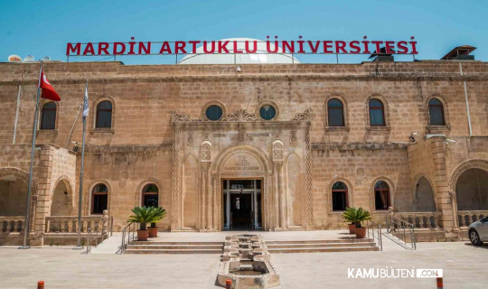 Mardin Artuklu Üniversitesine Lisans, Ön lisans, Ortaöğretim Mezunu Sözleşmeli Personel Alımı