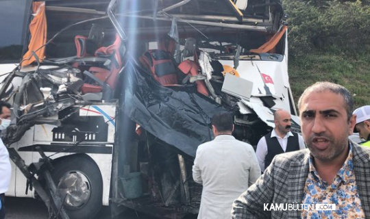 Bursa'da Kamyon Yolcu Otobüsüne Çarptı Ölü ve Yaralılar Var