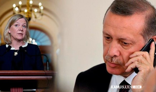Erdoğan ve İsveç Başbakanı Telefonla Görüştü