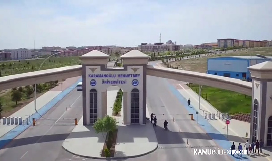 Karamanoğlu Mehmet bey Üniversitesi Lise Önlisans Lisans 59 Sözleşmeli Personel Alıyor