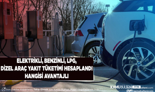 Elektrikli Dizel Benzin LPG Yakıt Karşılaştırması Yapıldı Elektrikli Otomobiller Ne Kadar Yakıyor