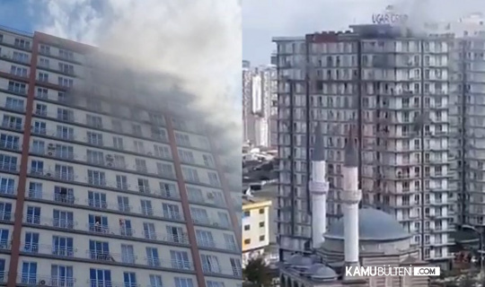 İstanbul'da Esenyurt'ta Rezidansta Yangın