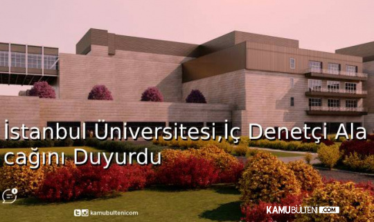 İstanbul Üniversitesi İç Denetçi Alacağını Duyurdu