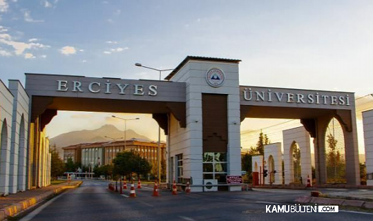 Erciyes Üniversitesi 104 sözleşmeli personel alacak