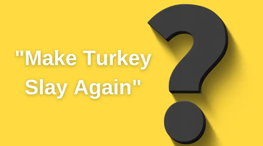 Make Turkey Slay Again Ne Demek? Ne Anlama Geliyor?