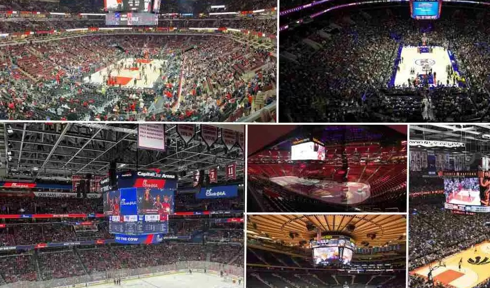 En Büyük oturma kapasitesine sahip En Büyük 10 NBA Arenası: Tüm NBA Arenalarının tam listesi