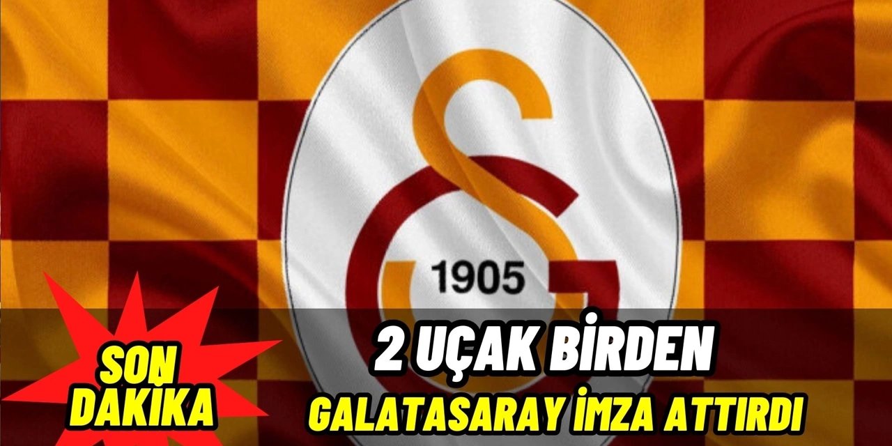 Galatasaray'dan muhteşem haber: Çifte transfer bombası! İşte resmi açıklanan ilk iki isim!