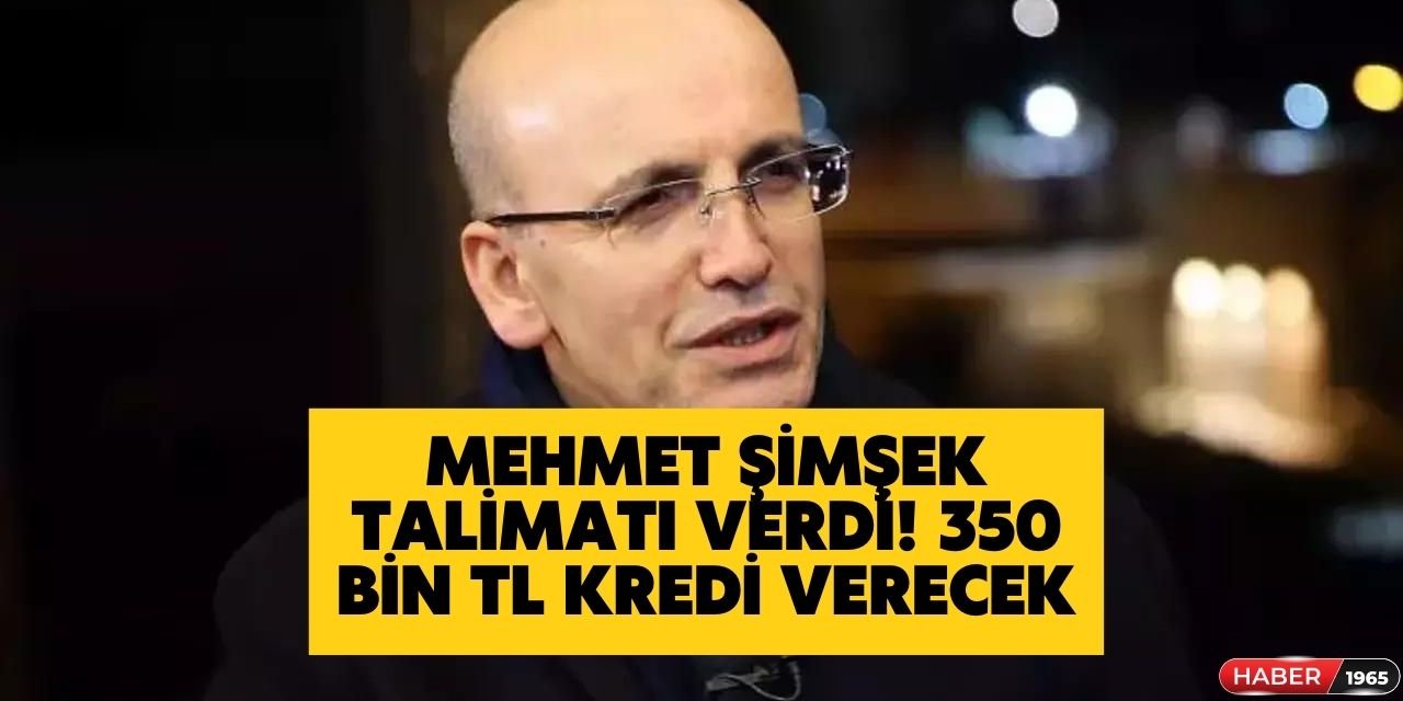 Mehmet Şimşek'den önemli açıklama: 350 bin TL kredi için 24 ay ödemesiz, 60 ay vadeli talimat!