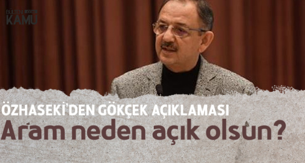 AK Parti Ankara Büyükşehir Belediye Başkan Adayı Özhaseki'den Melih Gökçek Açıklaması