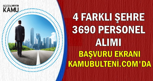Hastane, Belediye, Müftülük ve Başsavcılığa İŞKUR'dan Sınavsız 3690 Personel Alımı