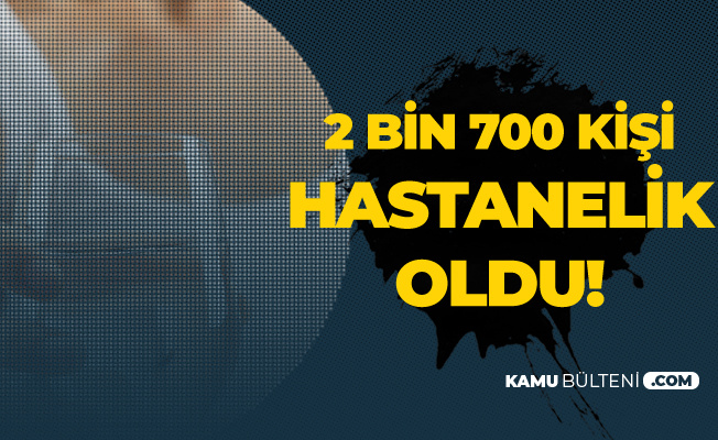 Burdur Bucak'ta 2 Bin 761 Kişi Hastaneye Kaldırıldı!