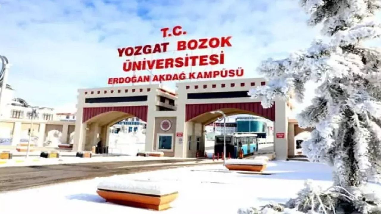 Yozgat Bozok Üniversitesi KPSS şartıyla personel alımı yapıyor! Başvurular o tarihte başlayacak
