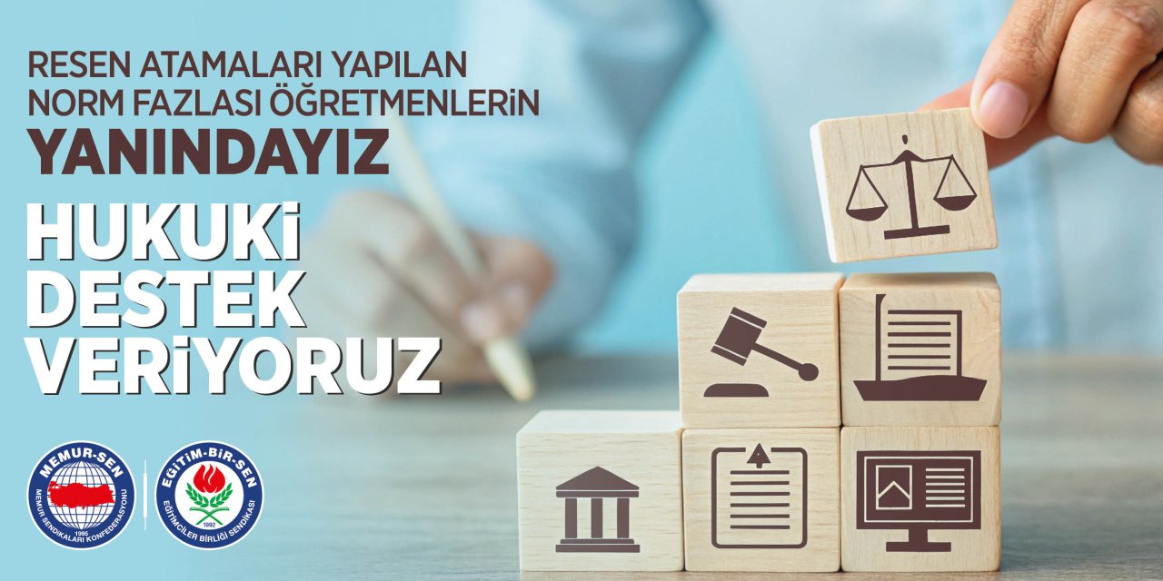 Eğitim-Bir-Sen'den MEB'in Resen Atamalarına Karşı Yargı Adımı: Mağdur Öğretmenlere Destek