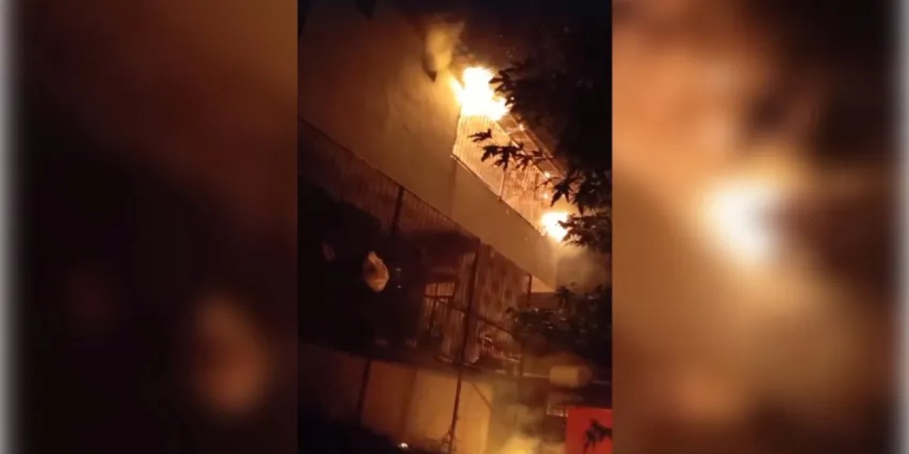 Adana'daki Vahşet: Kiracısını Öldüren Öğretmen Çiftin Evi Kül Oldu